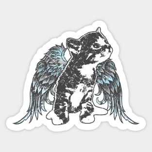 Angel Kitten Sticker